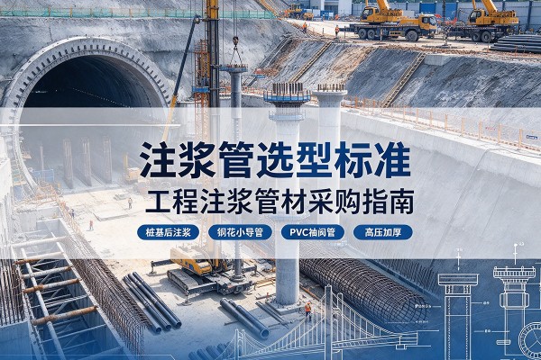 重庆注浆管选型标准