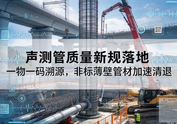 重庆声测管质量新规落地，一物一码溯源，非标薄壁管材加速清退