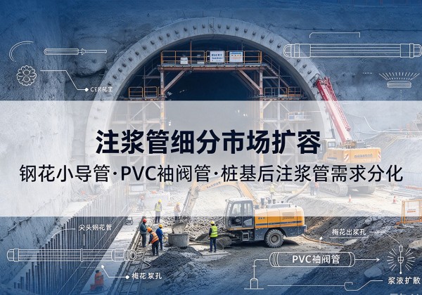 重庆注浆管细分市场扩容，隧道钢花小导管、PVC 袖阀管、桩基后注浆管需求分化